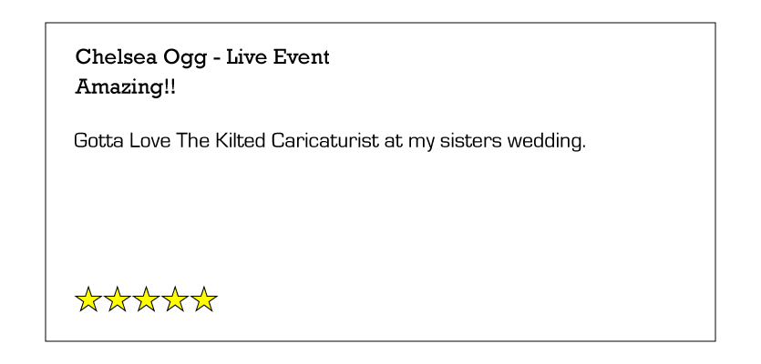 Testimonial from a Customer