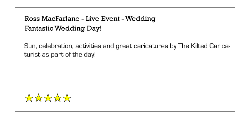 Testimonial from a Customer